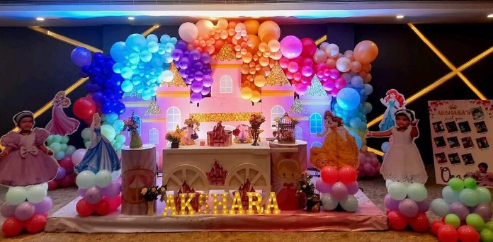 Amazing Naming Ceremony Decoration in Bangalore by BalloonPro