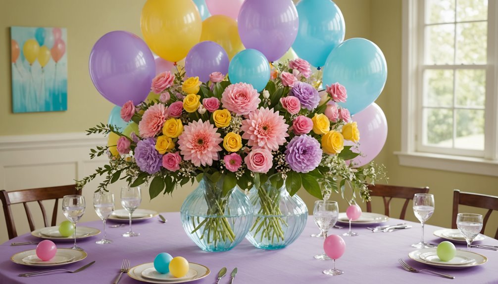 balloons as decor focus