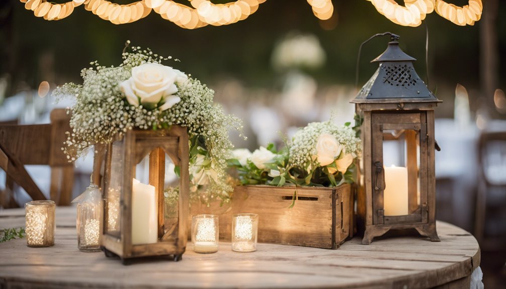 country themed floral decor