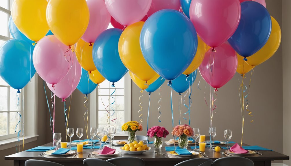 create balloon column decor