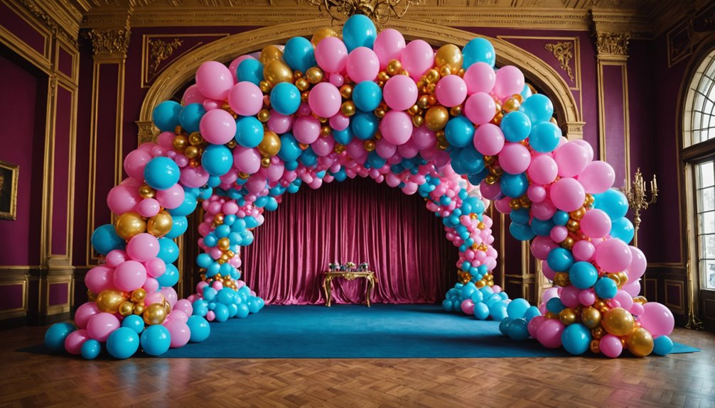 decorative entryway balloon designs