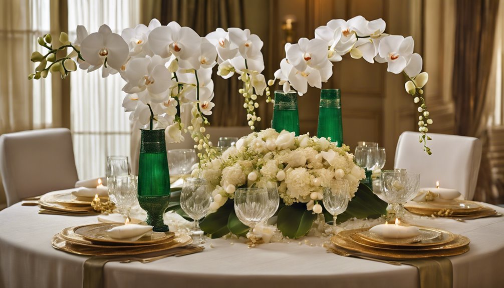 decorative flower table arrangements