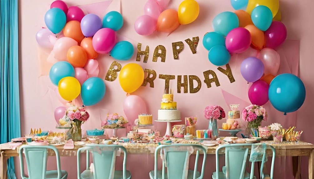 local birthday decor prices